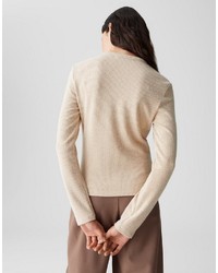hellbeige Strickjacke von Opus