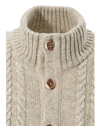 hellbeige Strickjacke von OS-TRACHTEN