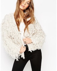 hellbeige Strickjacke von Asos