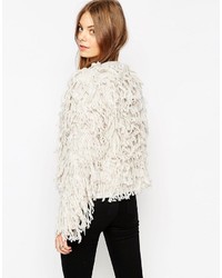 hellbeige Strickjacke von Asos