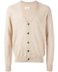 hellbeige Strickjacke