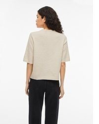 hellbeige Strickjacke von Vila