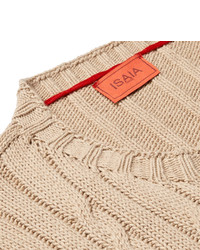 hellbeige Strickpullover von Isaia