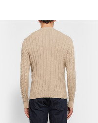 hellbeige Strickpullover von Isaia