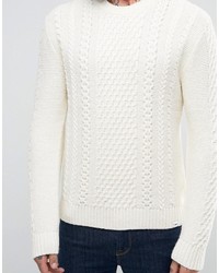 hellbeige Strickpullover von Edwin