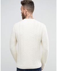 hellbeige Strickpullover von Edwin