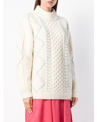 hellbeige Strickpullover von Vilshenko