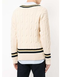 hellbeige Strickpullover von Kent & Curwen