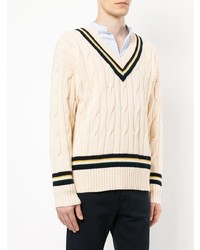 hellbeige Strickpullover von Kent & Curwen