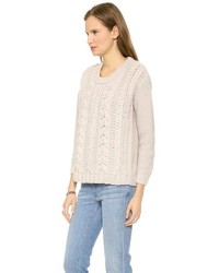 hellbeige Strickpullover von Paul & Joe Sister