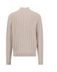 hellbeige Strickpullover von Fynch Hatton