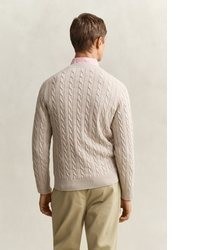 hellbeige Strickpullover von Gant