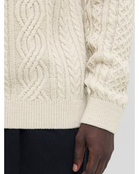 hellbeige Strickpullover von Jack & Jones