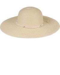 hellbeige Strohhut von styleBREAKER