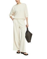 hellbeige Sweatshirt von Comma