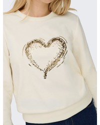 hellbeige Sweatshirt von Only