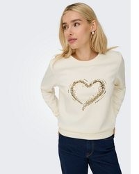 hellbeige Sweatshirt von Only