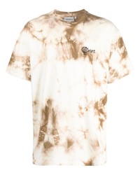 hellbeige Mit Batikmuster T-Shirt mit einem Rundhalsausschnitt von Carhartt WIP