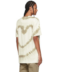 hellbeige Mit Batikmuster T-Shirt mit einem Rundhalsausschnitt von Givenchy