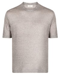 hellbeige T-Shirt mit einem Rundhalsausschnitt von Altea