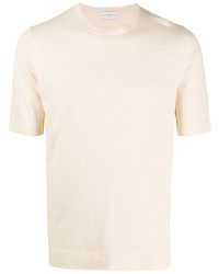 hellbeige T-Shirt mit einem Rundhalsausschnitt von Ballantyne