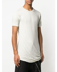 hellbeige T-Shirt mit einem Rundhalsausschnitt von Rick Owens