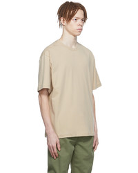 hellbeige T-Shirt mit einem Rundhalsausschnitt von rag & bone