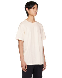 hellbeige T-Shirt mit einem Rundhalsausschnitt von Balmain