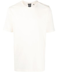 hellbeige T-Shirt mit einem Rundhalsausschnitt von BOSS