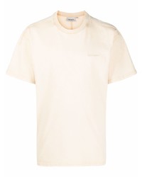 hellbeige T-Shirt mit einem Rundhalsausschnitt von Carhartt WIP