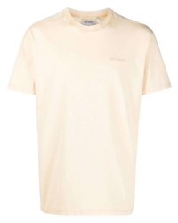 hellbeige T-Shirt mit einem Rundhalsausschnitt von Carhartt WIP