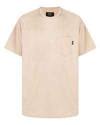 hellbeige T-Shirt mit einem Rundhalsausschnitt von Carhartt WIP