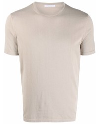 hellbeige T-Shirt mit einem Rundhalsausschnitt von Cenere Gb