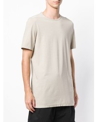 hellbeige T-Shirt mit einem Rundhalsausschnitt von Rick Owens DRKSHDW