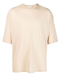 hellbeige T-Shirt mit einem Rundhalsausschnitt von Costumein
