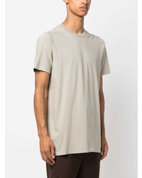 hellbeige T-Shirt mit einem Rundhalsausschnitt von Rick Owens