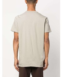 hellbeige T-Shirt mit einem Rundhalsausschnitt von Rick Owens