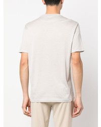 hellbeige T-Shirt mit einem Rundhalsausschnitt von Eleventy