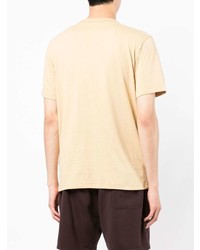 hellbeige T-Shirt mit einem Rundhalsausschnitt von Champion