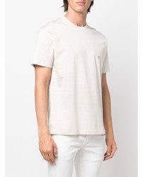 hellbeige T-Shirt mit einem Rundhalsausschnitt von Low Brand