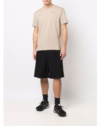 hellbeige T-Shirt mit einem Rundhalsausschnitt von McQ