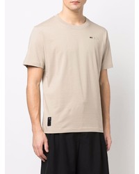 hellbeige T-Shirt mit einem Rundhalsausschnitt von McQ