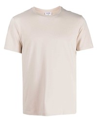 hellbeige T-Shirt mit einem Rundhalsausschnitt von Filippa K