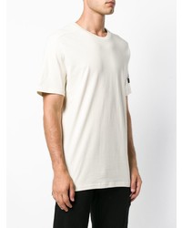 hellbeige T-Shirt mit einem Rundhalsausschnitt von The North Face