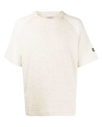 hellbeige T-Shirt mit einem Rundhalsausschnitt von Holzweiler