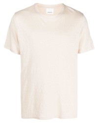 hellbeige T-Shirt mit einem Rundhalsausschnitt von Isabel Marant