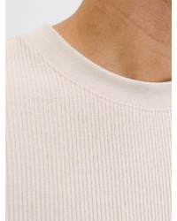 hellbeige T-Shirt mit einem Rundhalsausschnitt von Jack & Jones