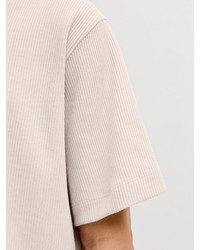 hellbeige T-Shirt mit einem Rundhalsausschnitt von Jack & Jones