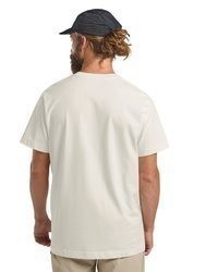 hellbeige T-Shirt mit einem Rundhalsausschnitt von Jack Wolfskin