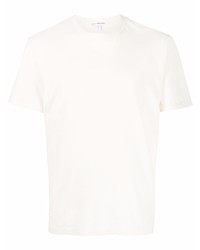 hellbeige T-Shirt mit einem Rundhalsausschnitt von James Perse